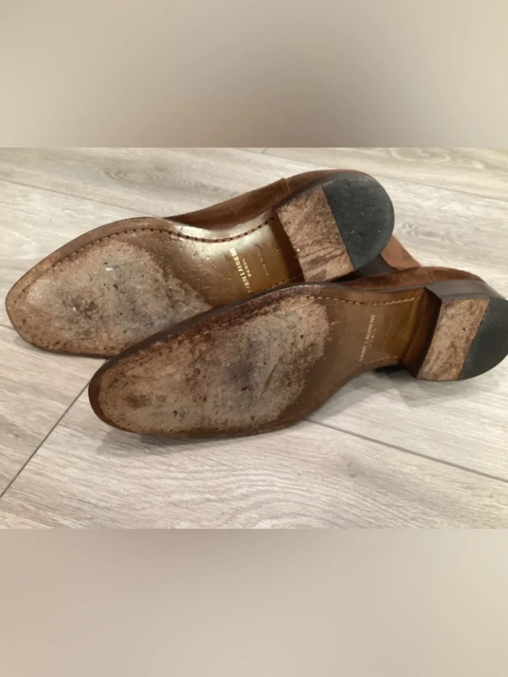 Saint Laurent Wyatt Chelsea Suede  Brown Size 41 YSL US 8 8.5